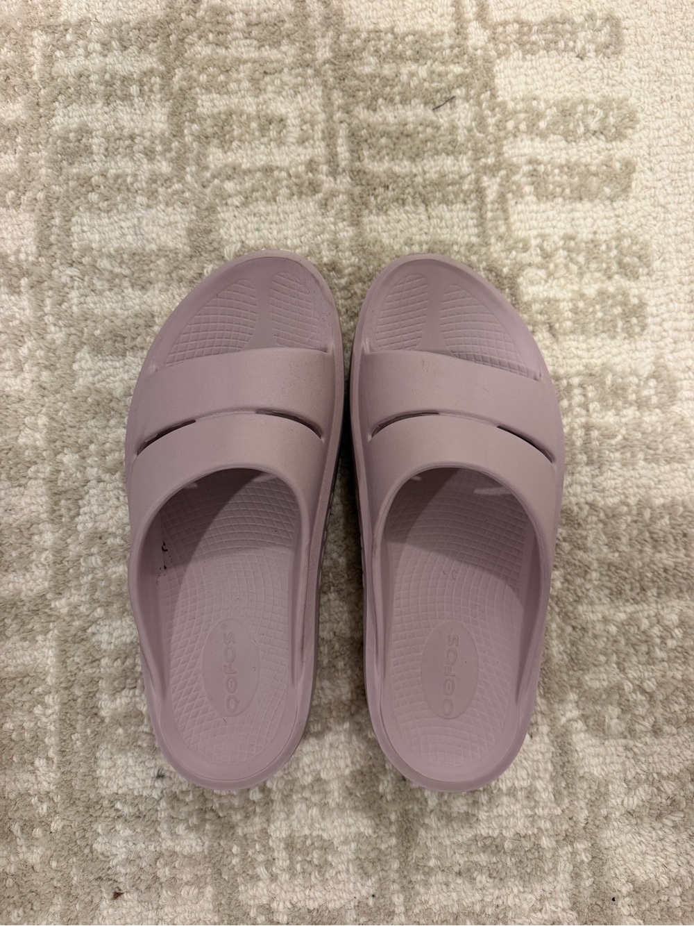 OOFOS Oomega Ooahh Women's Lavender Slide Sandals